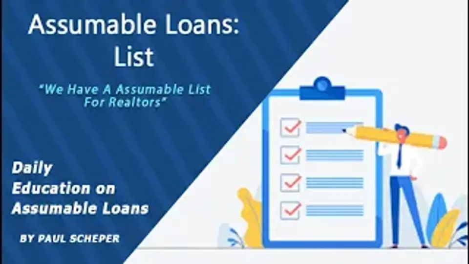 Loan Assumptions List